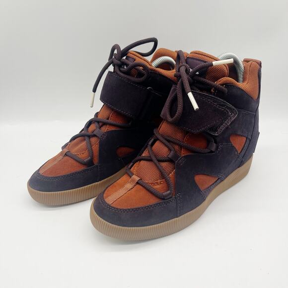 Sorel Women's Out N About Sport Wedge Sneakers Brown Size 7.5 - Picture 8 of 9